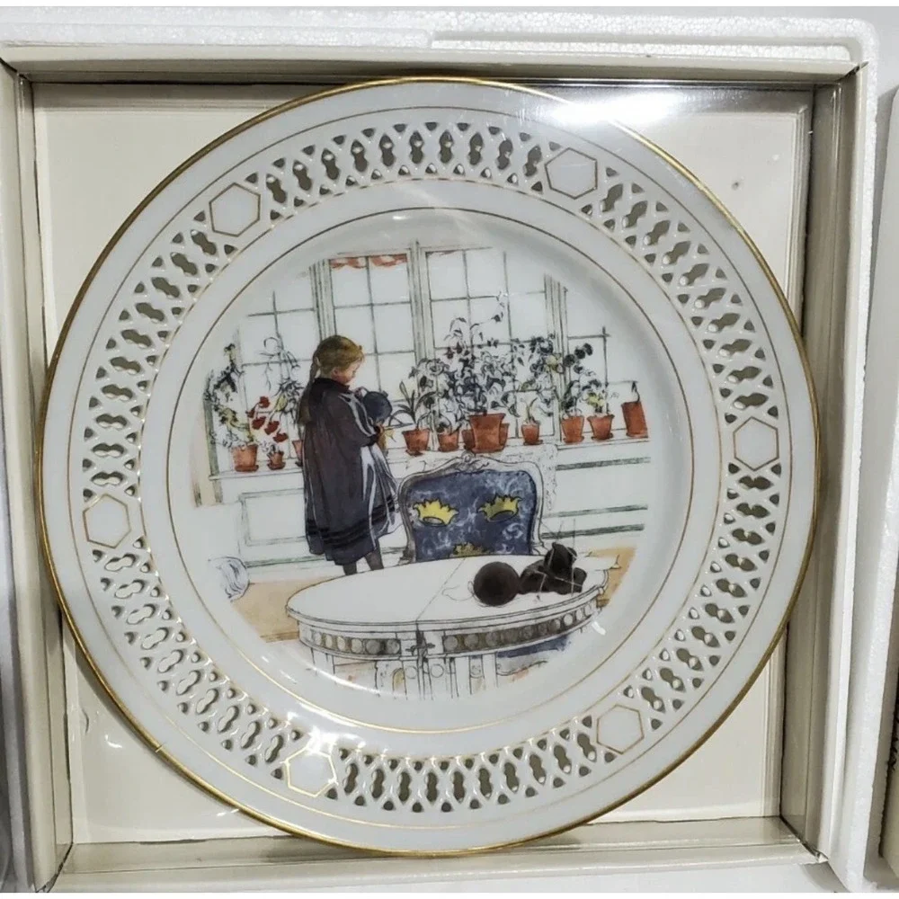 Set of 4 COLLECTORS ITEM Bing & Grondahl limited edition‎ plates original boxes
